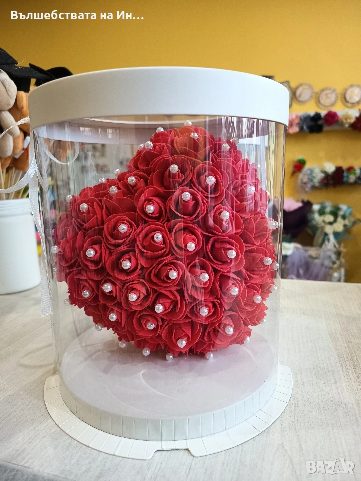 сърце от рози , снимка 1