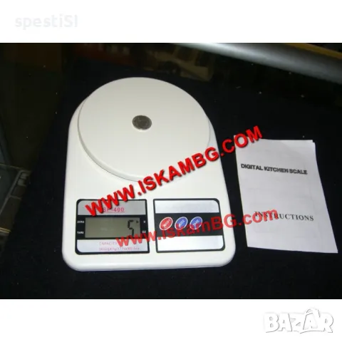 Многофункционална кухненска везна с дисплей до 5кг., снимка 11 - Електронни везни - 49485006