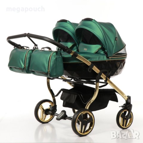 Бебешка количка Junama Fluo line Duo 2в1, 3в1 НОВА, снимка 2 - Детски колички - 42082199