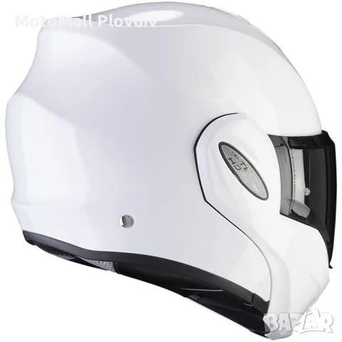 Scorpion EXO-TECH EVO SOLID White, снимка 3 - Аксесоари и консумативи - 50434953