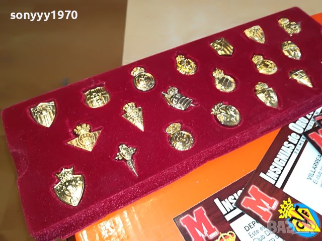 INSIGNIAS DE ORO-PRIMERA DIVISION 0604231021, снимка 13 - Колекции - 40274617