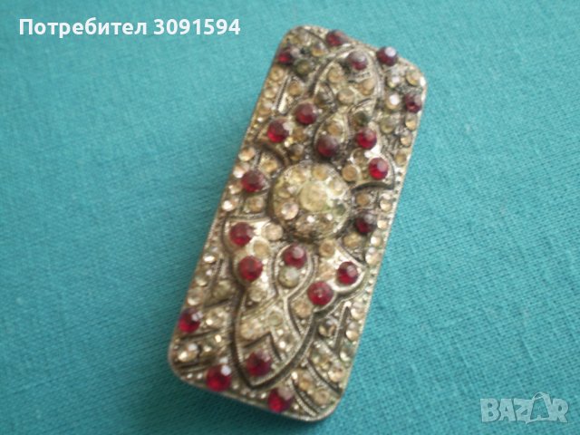  рядка Колекционерска антикварна   брошка, снимка 11 - Антикварни и старинни предмети - 37538022