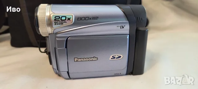 Продавам пълен комплект дигитална видеокамера Panasonic PV-GS12 (20x опт. зуум), снимка 2 - Камери - 56113229
