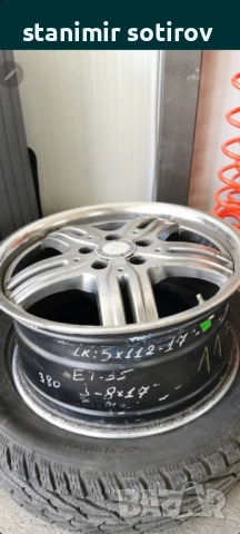 Алуминиеви джанти 17цола, 5×112, снимка 4 - Гуми и джанти - 52743605