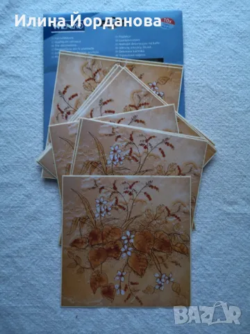 Декоративни, покривни, миещи се самозалепващи лепенки за фаянсови плочки - 10 бр., снимка 3 - Декорация за дома - 49702701