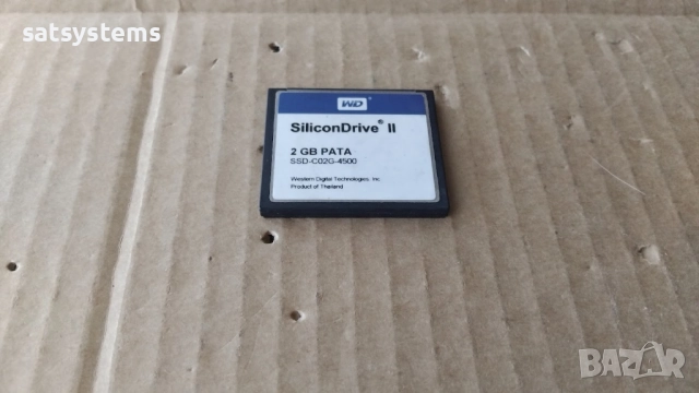 WD SiliconDrive II 2GB PATA SSD-C02G-4500 Compact Flash Type I Internal Solid State Drive (SSD), снимка 3 - Други - 52515548