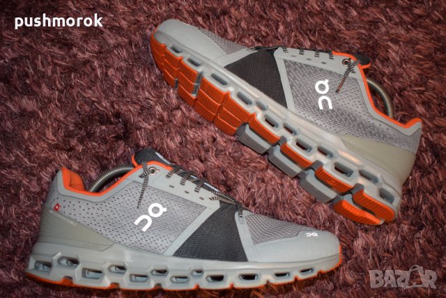 On Cloudstratus Helion Running Shoe Men Sz US 12, EUR 47, UK 11.5, снимка 12 - Маратонки - 42369062