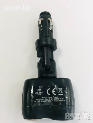 гнездо, букса за запалка на автомобил, 2 USB, 12/24 V, внос от Германия, снимка 3 - Аксесоари и консумативи - 34216676