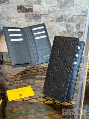 портмонета от естествена кожа louis vuitton , снимка 11 - Портфейли, портмонета - 51301356
