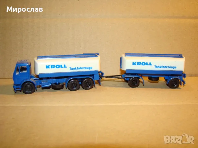 HERPA 1:87 H0 MERCEDES ТИР КАМИОН ИГРАЧКА МОДЕЛ ЦИСТЕРНА