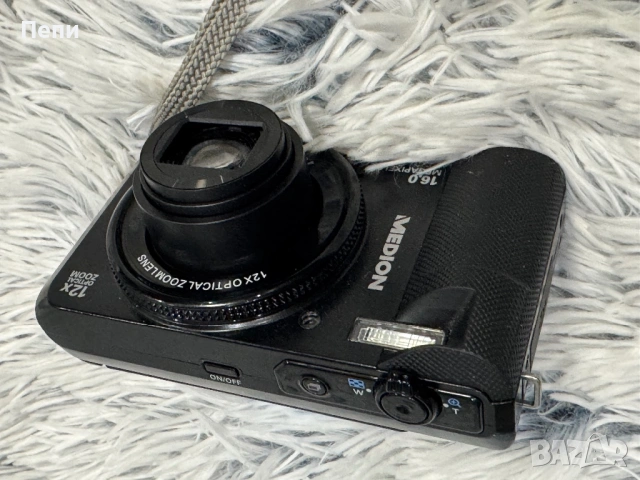 цифров фотоапарат Medion – 16 MP, 12x оптичен зуум, снимка 3 - Фотоапарати - 53145578