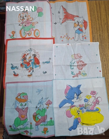 Нови памучни носни кърпички , снимка 6 - Хавлиени кърпи - 54347105