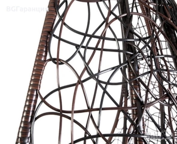 Висящ стол с метална стойка и възглавници, снимка 4 - Други стоки за дома - 52263193