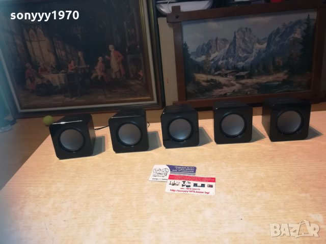 PHILIPS 5 бр тонколони 9х9х8см 1612201725, снимка 10 - Тонколони - 31142473