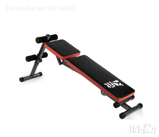Сгъваема лежанка KFIT, снимка 3 - Фитнес уреди - 56108517