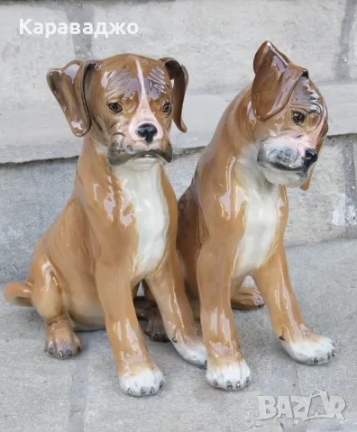 Италианска Композиция Боксери, снимка 2 - Статуетки - 49956717