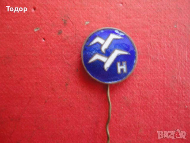 Старинен знак значка бронз емайл 1 , снимка 2 - Колекции - 42197908