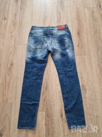 Страхотни мъжки дънки DSQUARED2 размер 52 / L , слим фит , снимка 5 - Дънки - 56118482