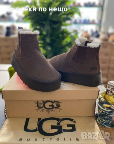UGG Дамски Топли Зимни Боти ЮДЖИДЖИ - Налични Различни Цветове Код E903, снимка 8 - Дамски боти - 51865240