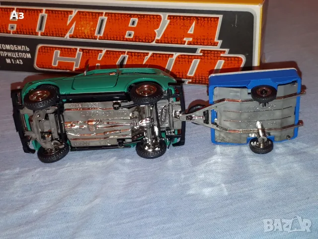 Стар USSR руски съветски метален модел Лада 2121 НИВА А20 Скиф 1982 година 1:43 Сделано в СССР, снимка 6 - Колекции - 47569955