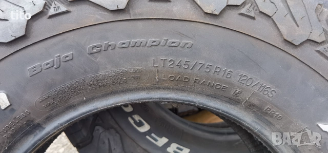 Чисто НОВИ BFGOODRICH 245/75R16 120/116S TL ALL-TERRAIN T/A KO2, снимка 9 - Гуми и джанти - 54281110