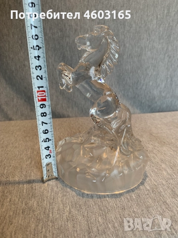 Кристална фигурка на кон, снимка 7 - Антикварни и старинни предмети - 52353256