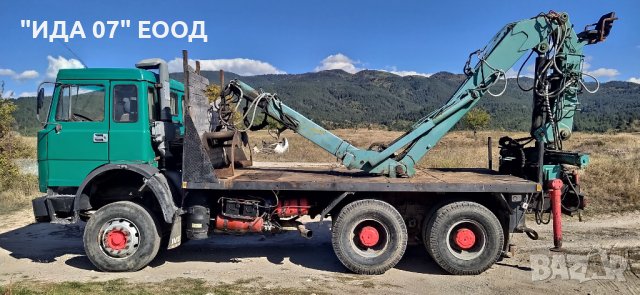 ИВЕКО МАГЕРУС 24 330 кран с щипка 1990
