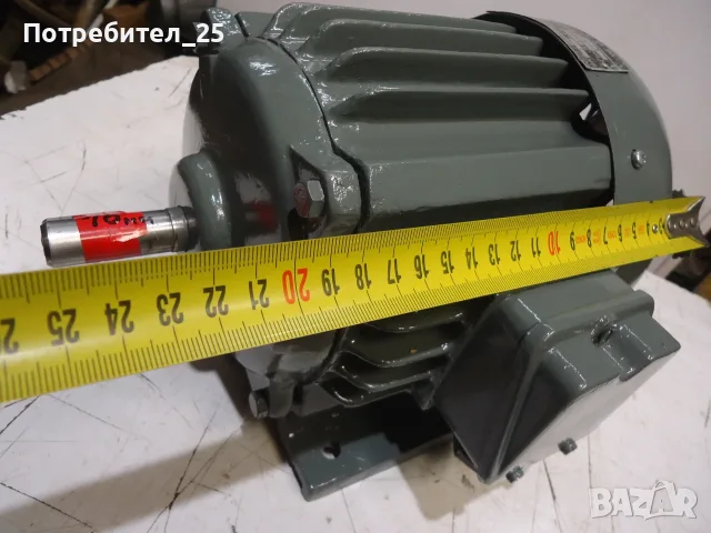 Трифазен ел.мотор 0,25KW - 1400 об/мин,, снимка 5 - Електродвигатели - 56245623