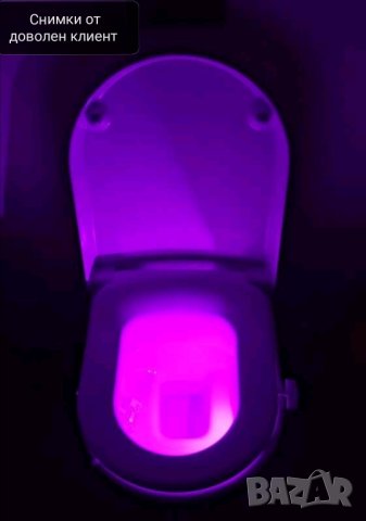 LED лампа за баня или тоалетна чиния с 8 цвята , снимка 10 - Други - 42457282