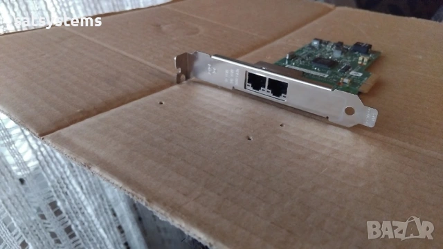 Dell 0V5XVT Intel i350-T2 Gigabit Dual Port PCI-E Server Adapter Card, снимка 3 - Мрежови адаптери - 53090875