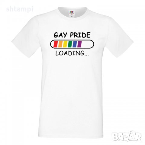  Мъжка тениска Pride  Loading Прайд,Празник.Повод,Изненада, снимка 7 - Тениски - 37102381