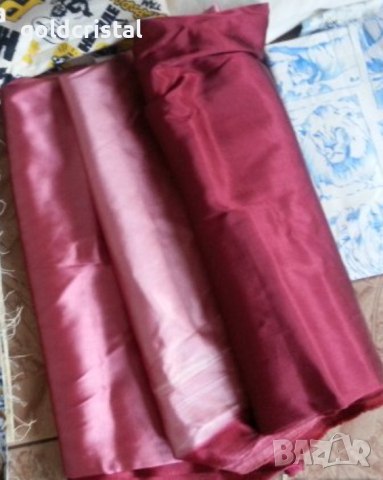 плат памучен еластичен сатен преливащ, снимка 2 - Платове и дамаски - 16313669