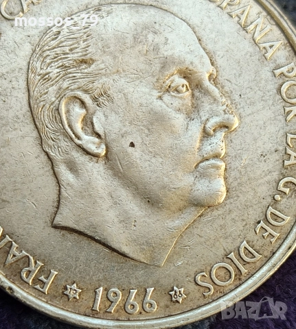 Сребърна монета 100 песети Испания , снимка 4 - Нумизматика и бонистика - 52919254