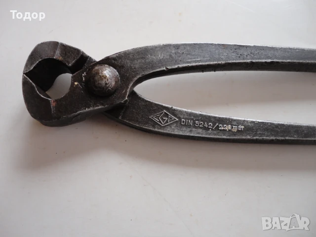 Немски арматурни клещи Din 5242, снимка 2 - Клещи - 50588748