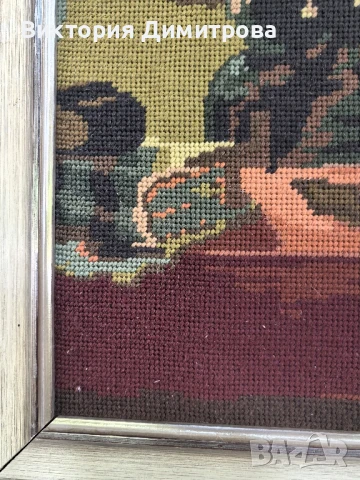 Гоблен "Златната теглилка" , снимка 6 - Гоблени - 50473044