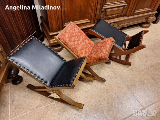 Винтидж столчета  за обуване на обувки , снимка 7 - Столове - 51850118