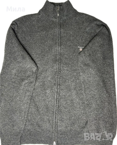 GANT - Мъжка жилетка ( 100% ОВЧА ВЪЛНА ) / L - 10/10, снимка 2 - Пуловери - 52695520