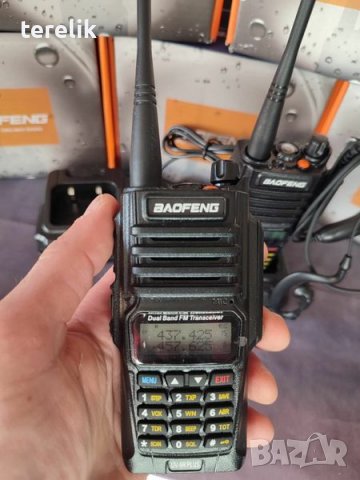 Нови 2023 BAOFENG 9R PLUS 22W 11000MAH двубандова Радиостанция Водоустойчиви PMR dual band , снимка 4 - Друга електроника - 39254069