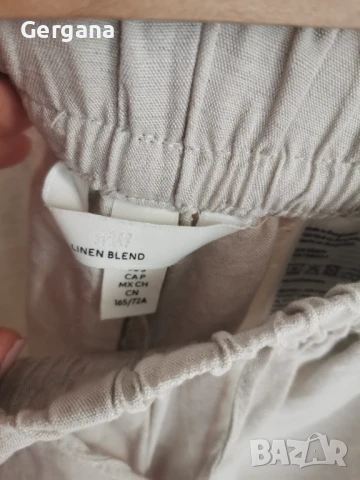 H&M панталон лен, снимка 2 - Панталони - 51005532