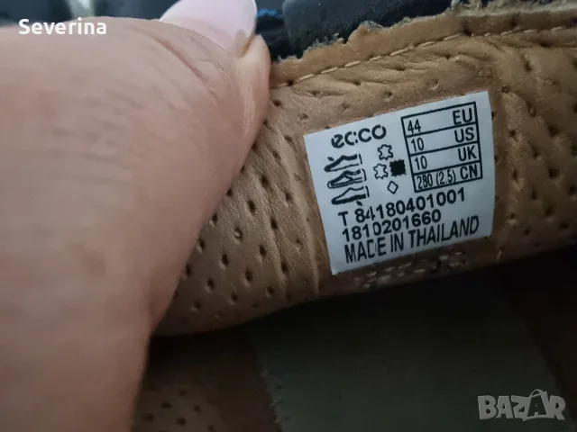 ECCO biom street* Естествена кожа мъжки маратонки 44, снимка 3 - Ежедневни обувки - 56063900