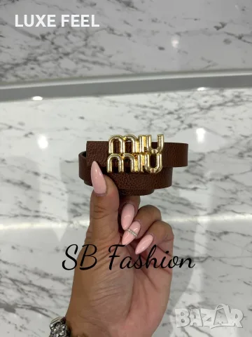 Miu Miu ⚜️ Louis Vuitton ⚜️YSL⚜️Дамски Колани , снимка 3 - Колани - 56090633