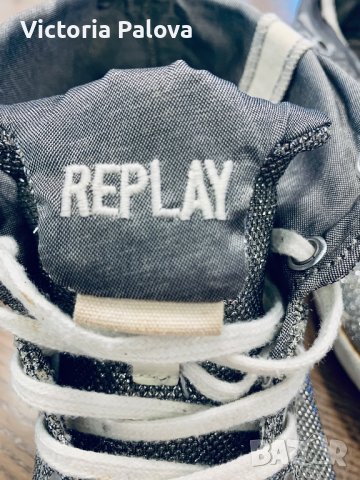 Скъпи маркови боти/кецове REPLAY Италия, снимка 12 - Кецове - 42659576