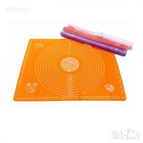 1778 Силиконова подложка за месене и точене на тесто, снимка 11 - Прибори за хранене, готвене и сервиране - 30822731