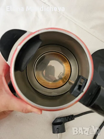 Електрическа кана неръждаема стомана 1.7 L червен черен, снимка 6 - Кани - 56202277