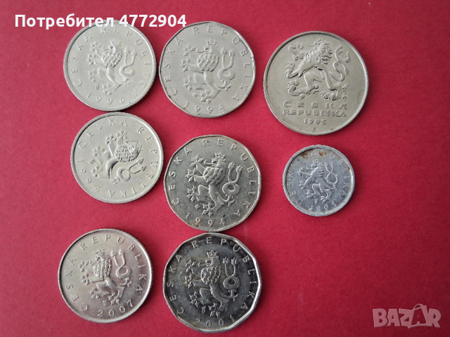 лот монети Чехия, снимка 3 - Нумизматика и бонистика - 54242259