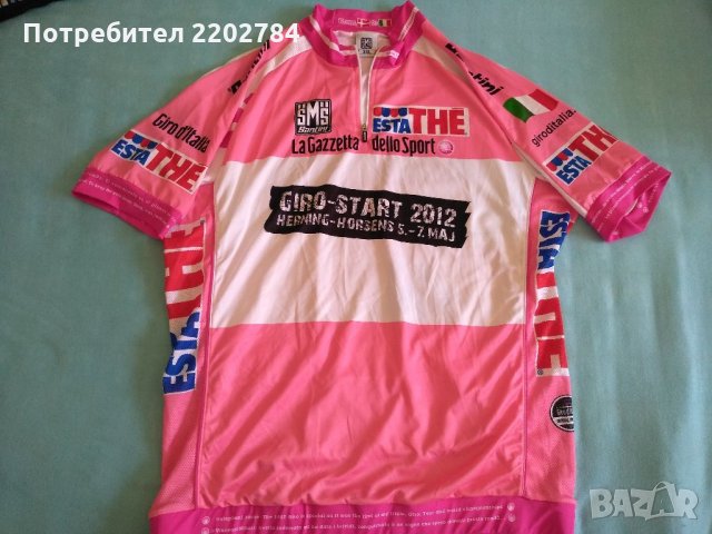Giro d'Italia,Джиро д'Италия розова фанелка,джърси, снимка 1 - Спортни дрехи, екипи - 33769652