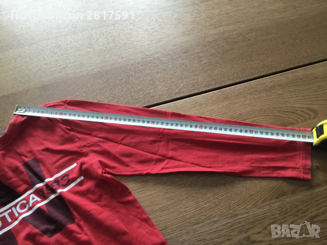 Детска блуза с дълъг ръкав Nautica, размер М 10-12, снимка 3 - Детски Блузи и туники - 44729185