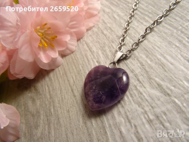 Дамско колие от естествен камък и стомана