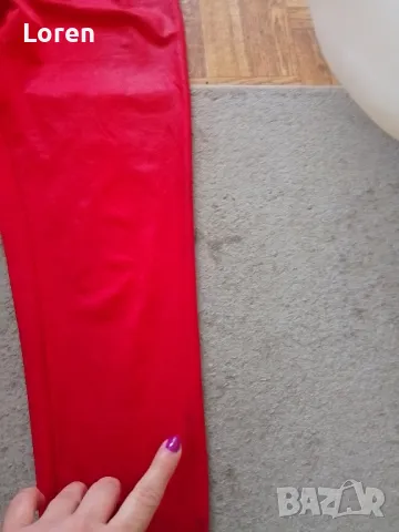 Червен клин с мокър ефект , снимка 9 - Клинове - 49163647