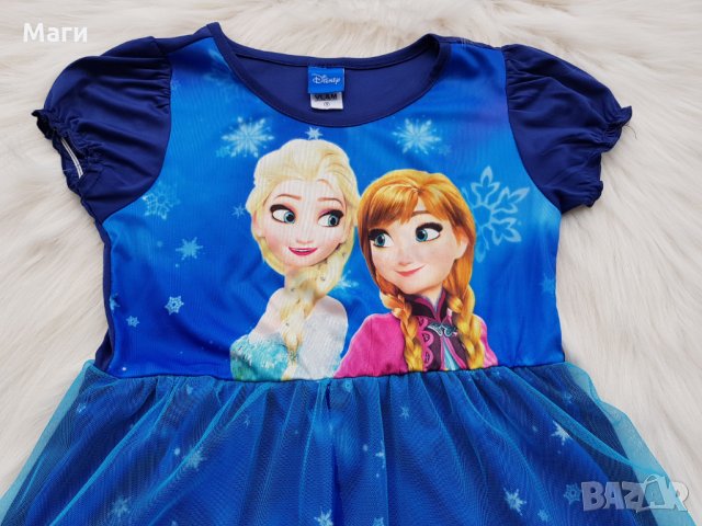 Рокля Елза и Ана 8-9 години, снимка 3 - Детски рокли и поли - 32020510